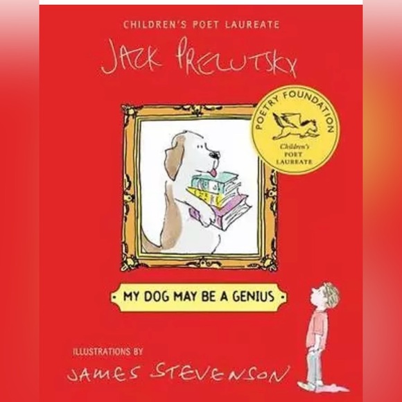 New hard cover my dog may be a genius by Jack Prelutsky - Picture 1 of 1